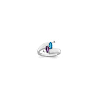 Sterling Silver Rhodium-plated Family Jewelry Mounting