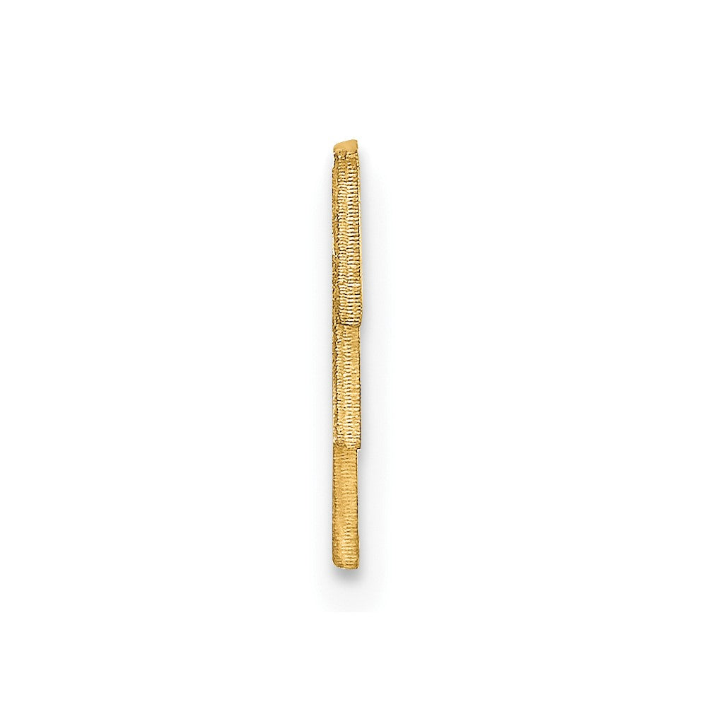 14k Yellow Gold Small cut-out Monogram Tie Tac