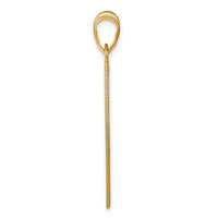 14k Yellow Gold Large Monogram Heart Pendant