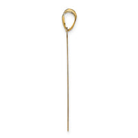 Sterling Silver/Gold-plated Large Round Monogram Pendant