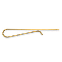 Sterling Silver/Gold-plated Recessed Letter Monogram Money Clip