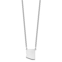 Sterling Silver/Rhodium-plated Arizona State Necklace