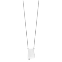 14KW Alabama State Necklace
