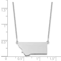 14KW Montana State Necklace