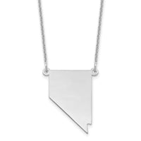 14KW Nevada State Necklace