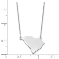 14KW South Carolina State Necklace