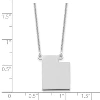 14KW Utah State Necklace