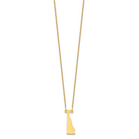 14KY Delaware State Necklace