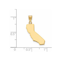 14KY California State Pendant