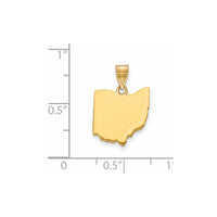 14KY Ohio State Pendant
