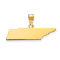 14KY Tennessee State Pendant