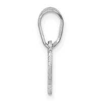 Sterling Silver/Rhodium-plated Hawaii State Pendant