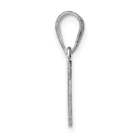 Sterling Silver/Rhodium-plated Wyoming State Pendant