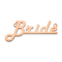 Sterling Silver/Rose-gold Underlined Name Plate