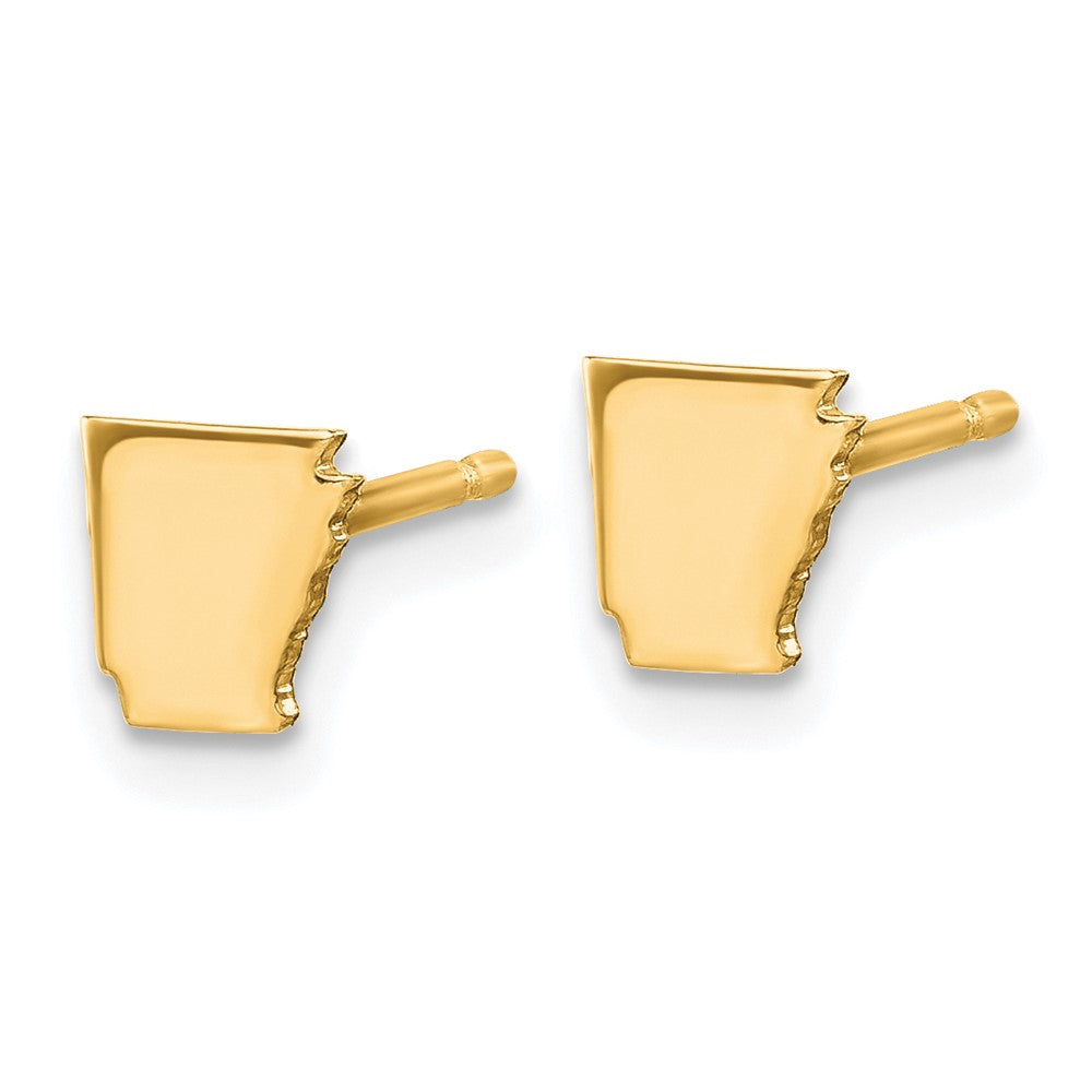 14KY Arkansas State Earrings