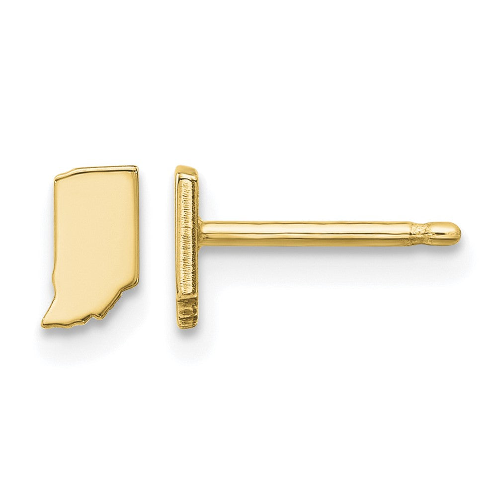 14KY Indiana State Earrings