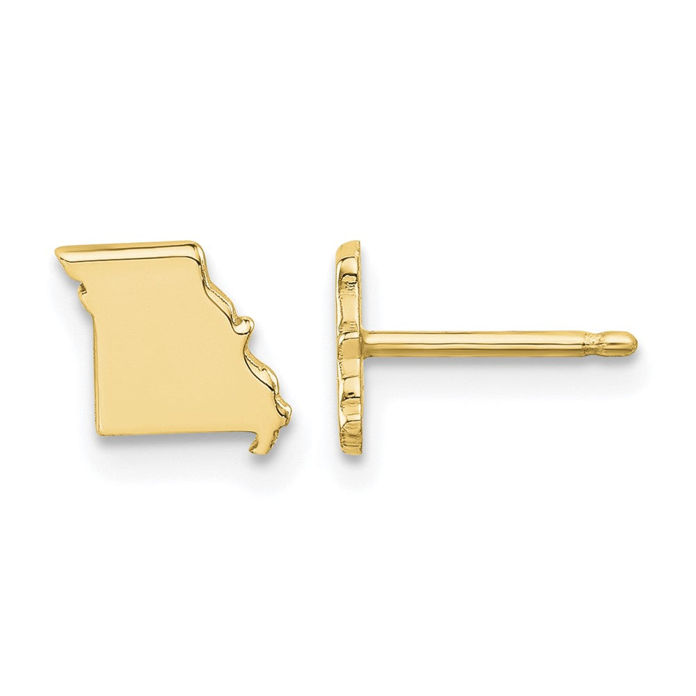 14KY Missouri State Earrings