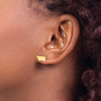 14KY Montana State Earrings