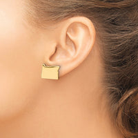 14KY Oregon State Earrings