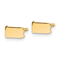 14KY Pennsylvania State Earrings