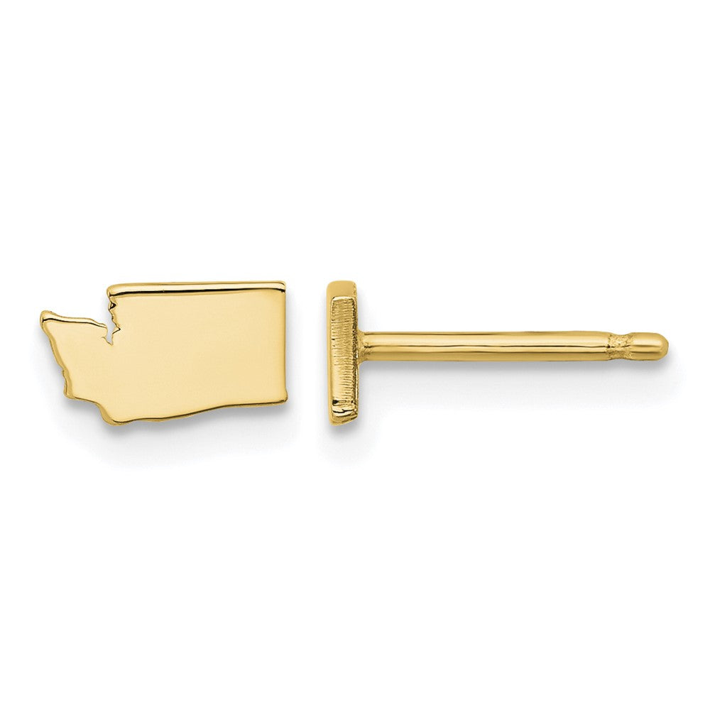 14KY Washington State Earrings