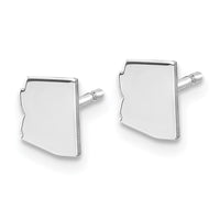 14KW Arizona State Earrings