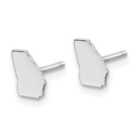 14KW Georgia State Earrings
