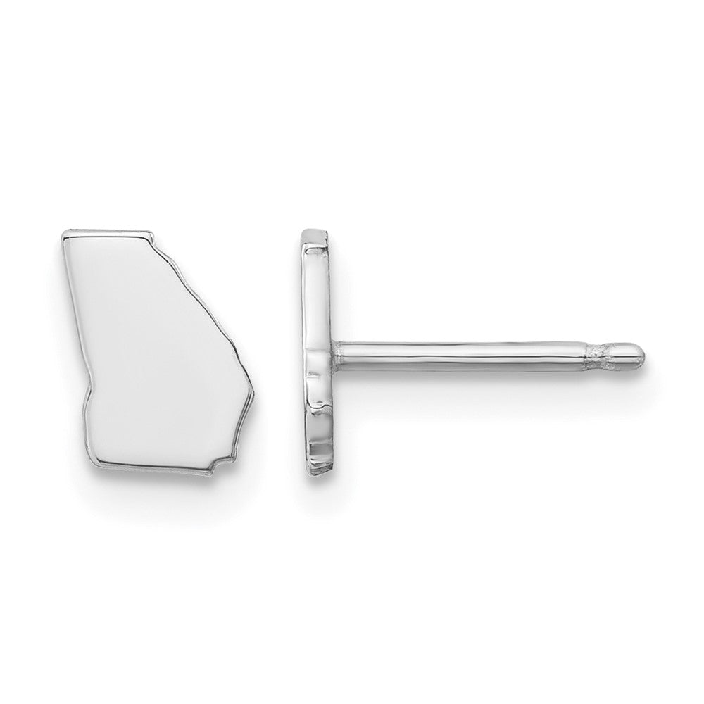 14KW Georgia State Earrings