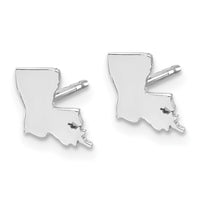 14KW Louisiana State Earrings