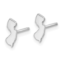 14KW New Jersey State Earrings