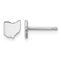 14KW Ohio State Earrings