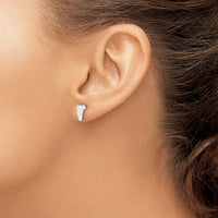 14KW Vermont State Earrings