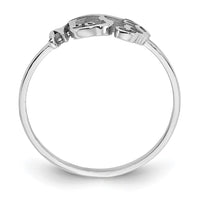 10k White Gold Monogram Ring