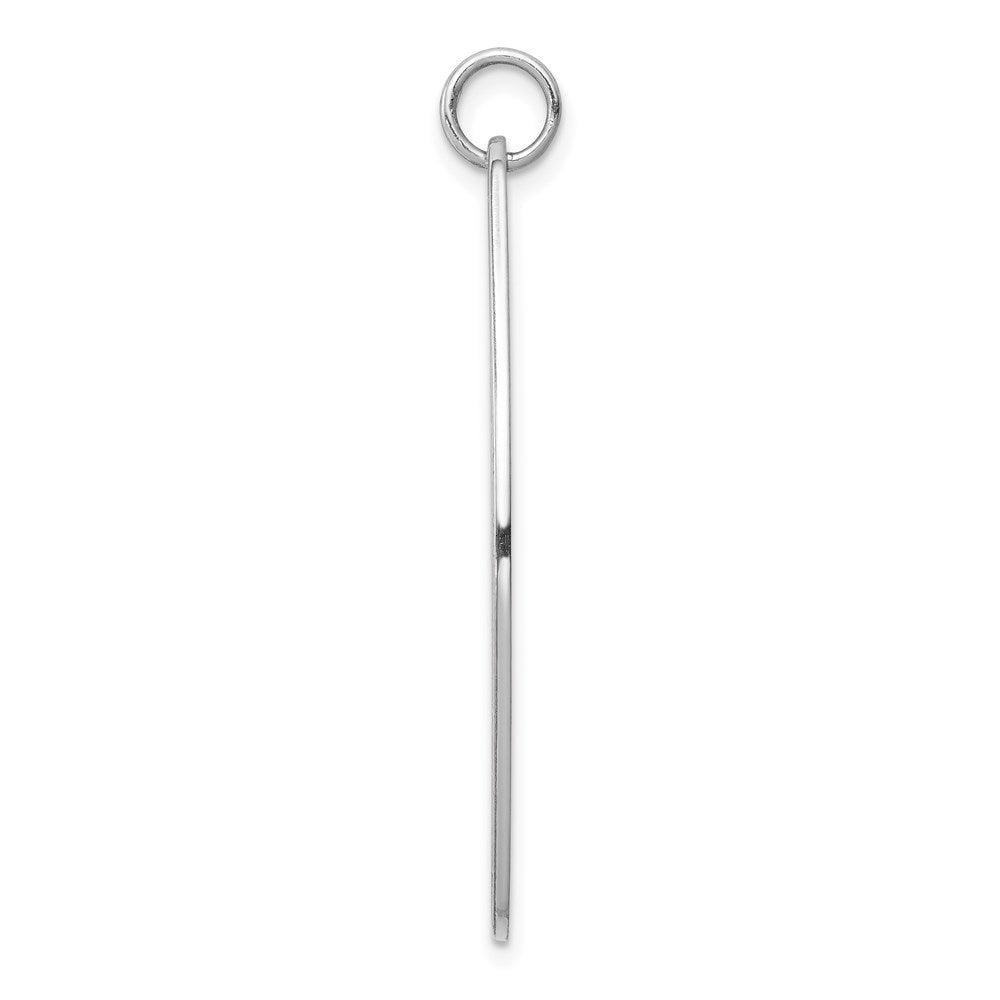 Sterling Silver Rhodium-plated Medical Jewelry Pendant