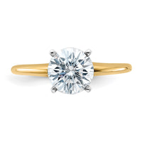 14ktt 1 3/4ct Lab Grown Diamond VS/SI+ G+ Round Comp Solitaire Eng Ring