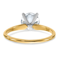 14ktt 1 3/4ct Lab Grown Diamond VS/SI+ G+ Round Comp Solitaire Eng Ring