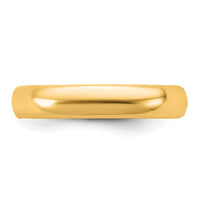 14ky CLIQ 4mm Hinged Comfort Fit Wedding Band Size 8
