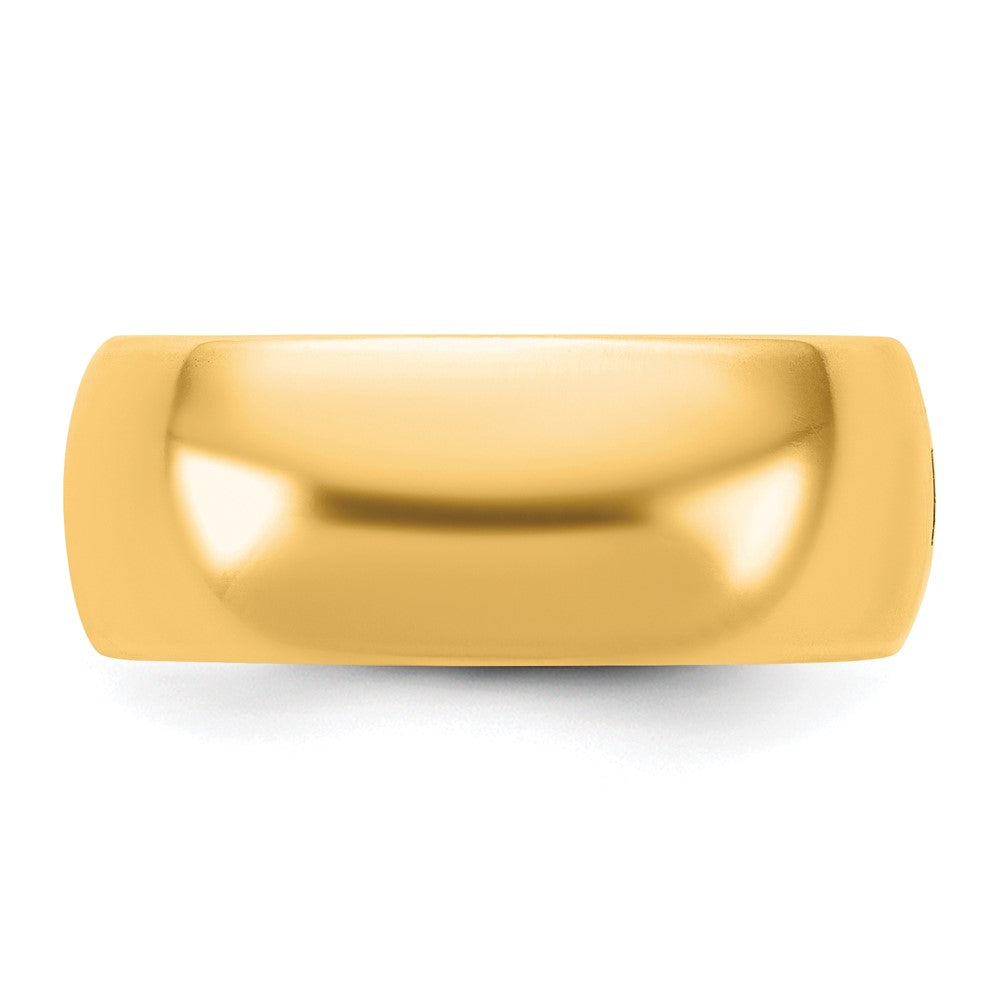 14ky CLIQ 8mm Hinged Comfort Fit Wedding Band Size 4