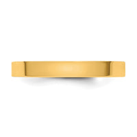 14ky CLIQ 3mm Hinged Flat Wedding Band Size 8