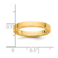 14ky CLIQ 3mm Hinged Flat Wedding Band Size 8.5