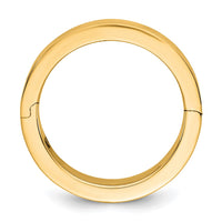 14ky CLIQ 4mm Hinged Flat Wedding Band Size 10.5