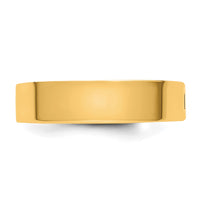 14ky CLIQ 5mm Hinged Flat Wedding Band Size 10.5