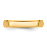 14ky CLIQ 4mm Hinged Beveled Edge Wedding Band Size 9