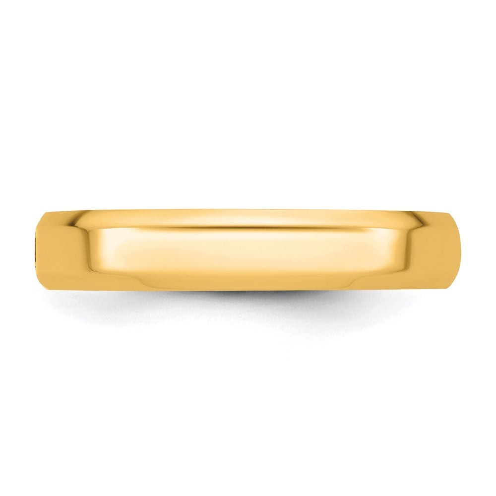 14ky CLIQ 4mm Hinged Beveled Edge Wedding Band Size 5