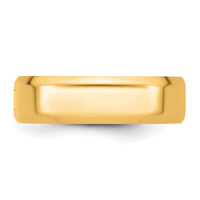 14ky CLIQ 6mm Hinged Beveled Edge Wedding Band Size 9.5