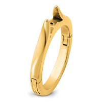 14ky CLIQ Hinged Cathedral Solitaire Peg Set Engagement Ring Mounting