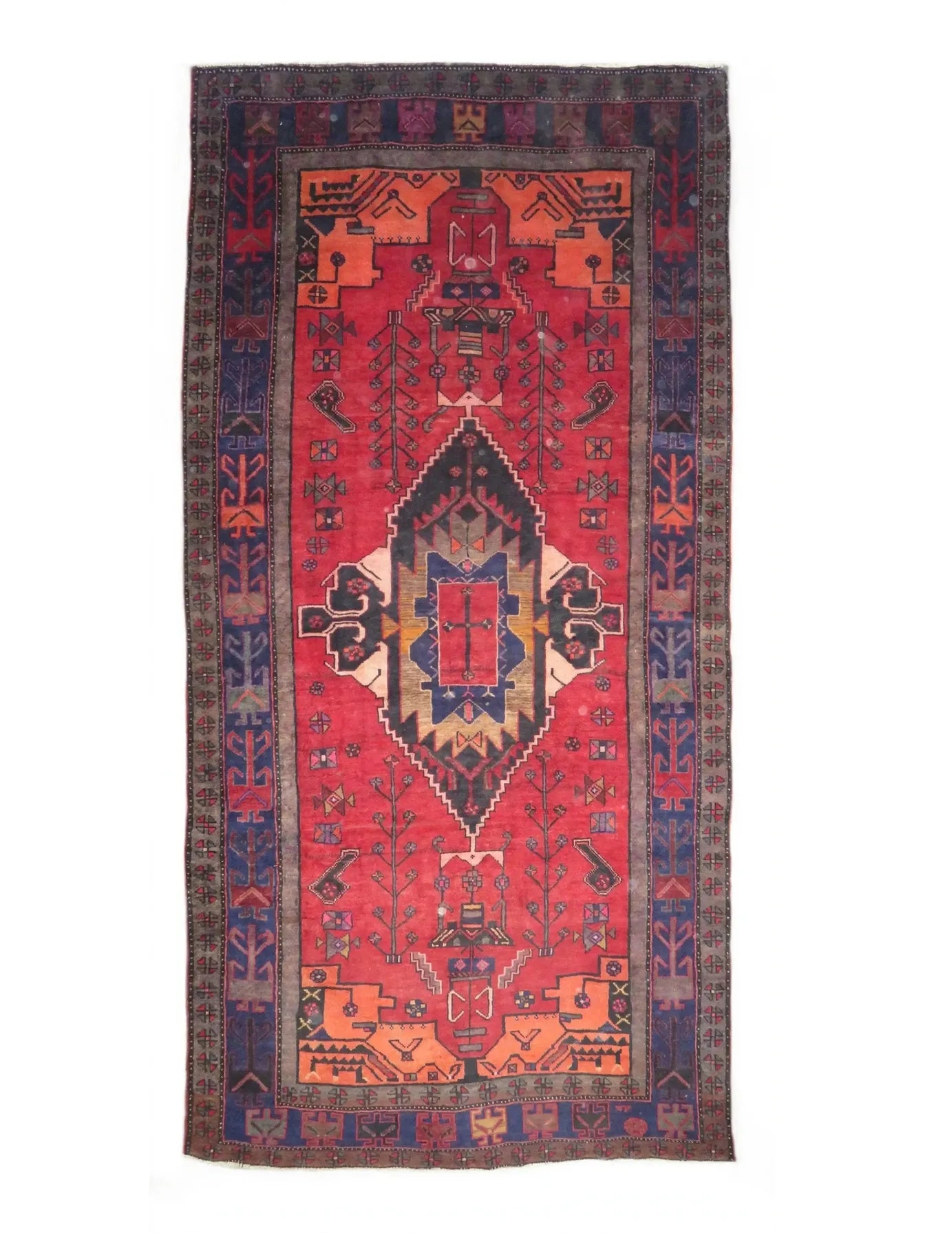 Hand Knotted Persian Vintage Rug ABC-PER-675 cleaned