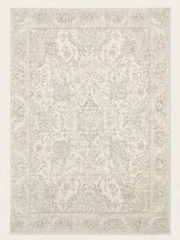 Hand Knotted Persian Rug R15473, 12 ft 11 in x 9 ft 8 in, flat view, natural faded colors