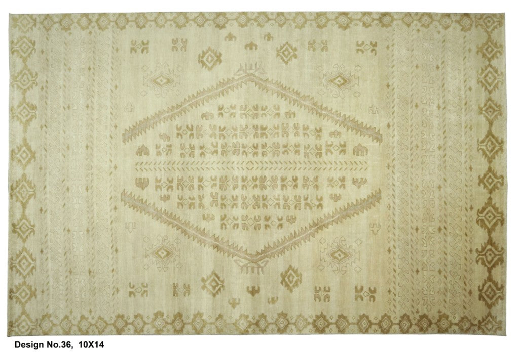 Hand knotted Indian Modern Rug 10'0" x 14'0"