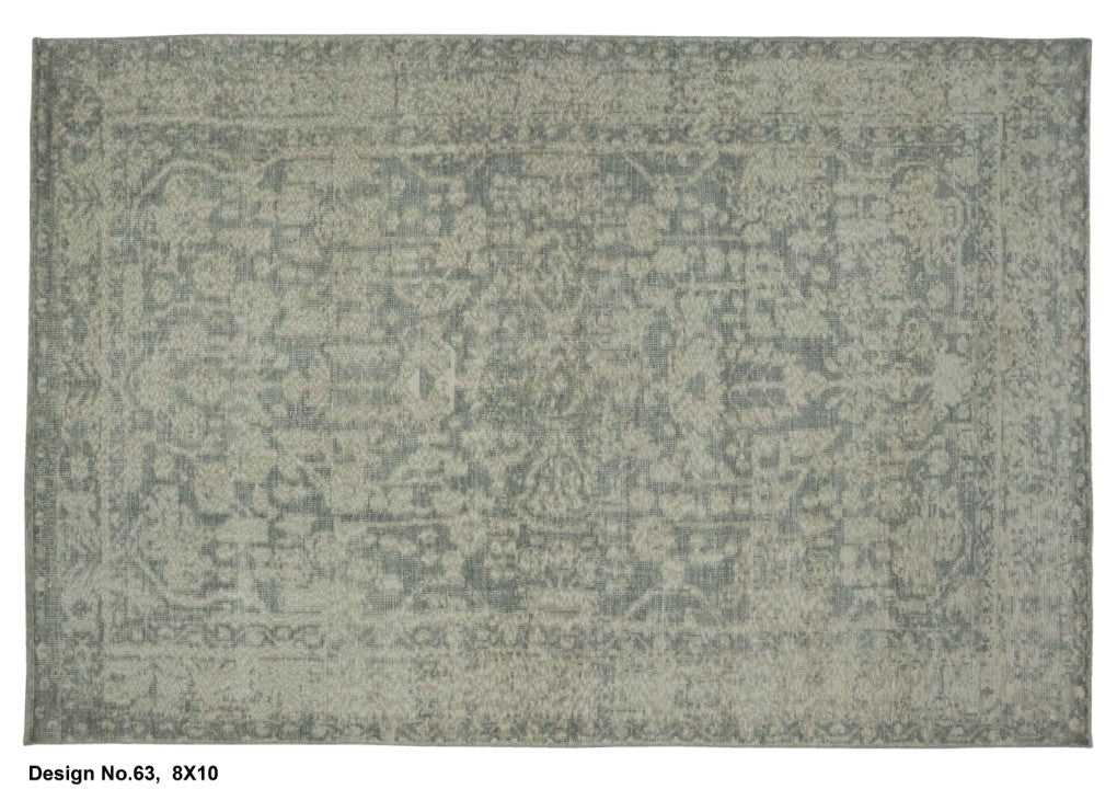 Hand knotted Indian Modern Rug 8'0" x 10'0"